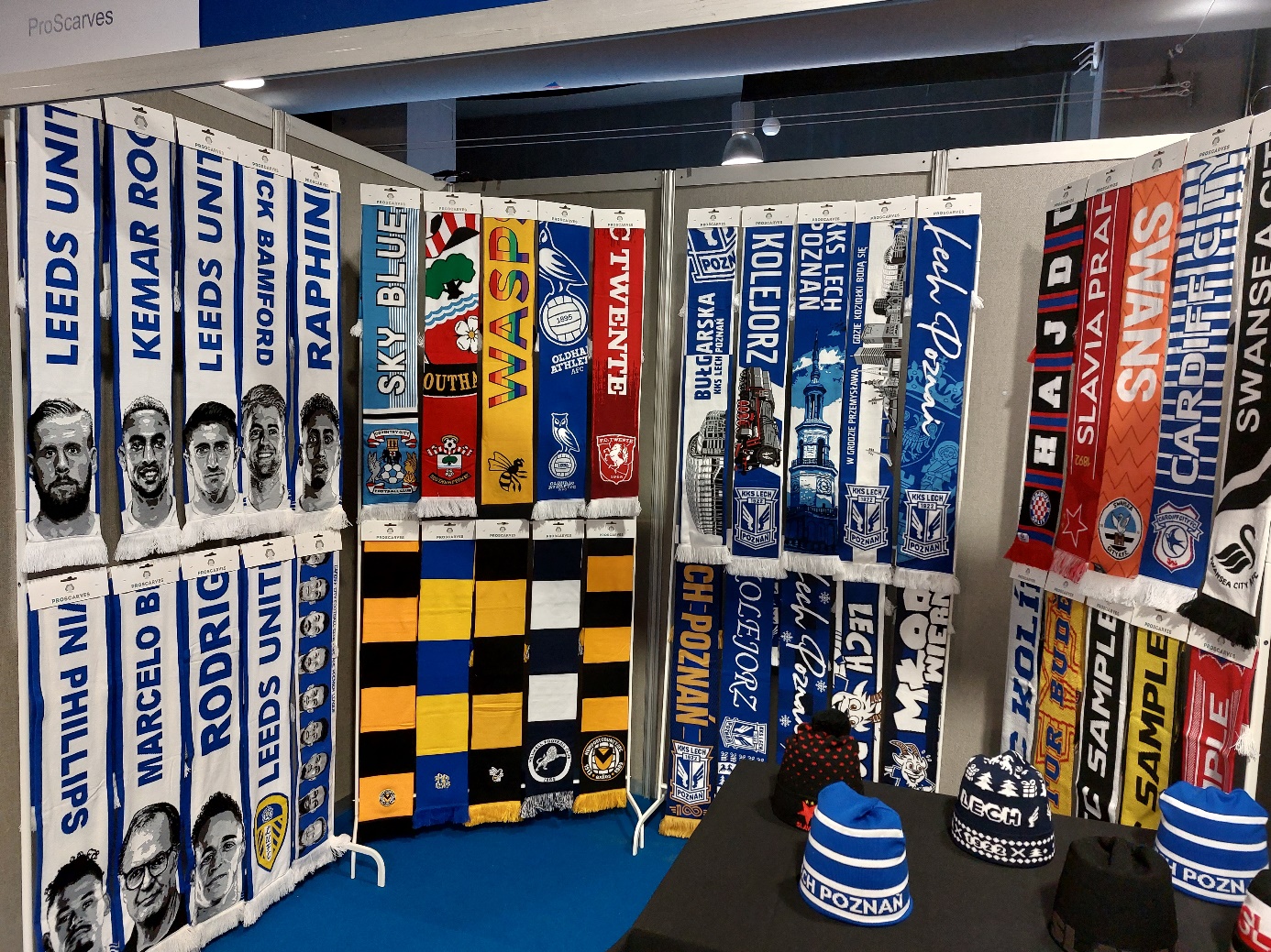 How long are soccer scarves?
